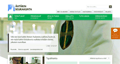 Desktop Screenshot of ahtarinseurakunta.fi